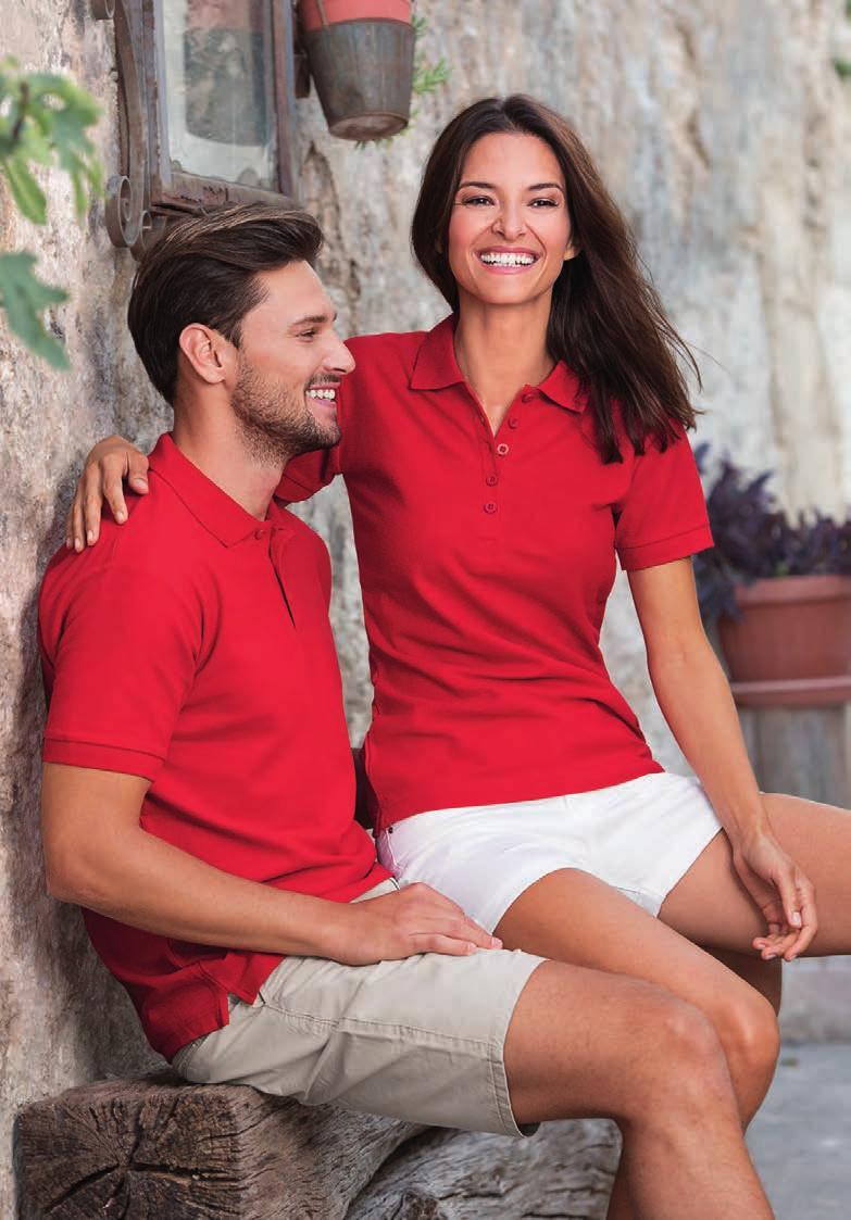 COTTON HEAVY 215 koszulka polo męska DUO Pique, 100 % bawełna, 220 g/m 2 S - 3XL koszulka polo męska o