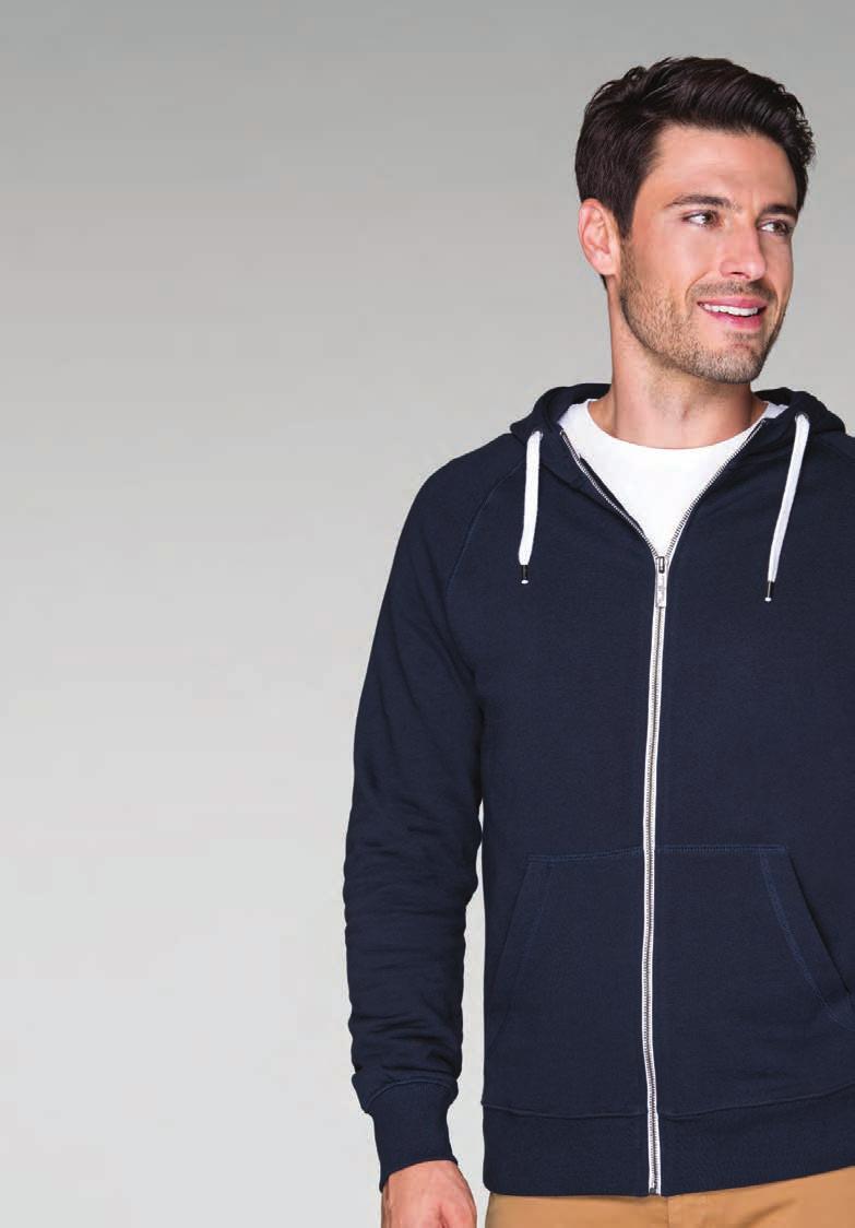 VOYAGE BLUZA MĘSKA 452 VOYAGE BLUZA DAMSKA 451 Bluza męska z kontrastowymi elementami na całej długości zapinana na suwak.