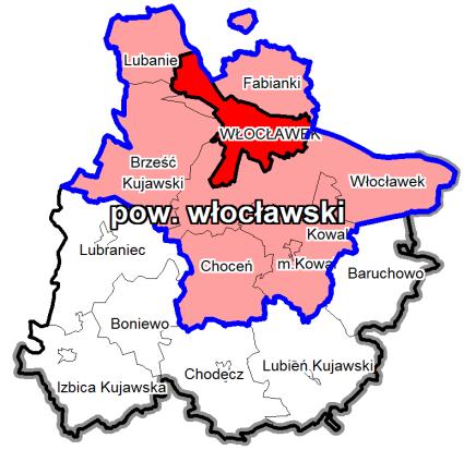 Włocławka oraz propozycja zasięgu realizacji instrumentu Zintegrowanych Inwestycji Terytorialnych, w związku z