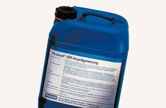 Promat -SR-Imprägnierung Odporność na chemikalia Niebieski PROMATECT -H odporny warunkowo odporny nie odporny PROMATECT -L, -L00 odporny warunkowo odporny Kwas siarkowy % Kwas siarkowy 0% Kwas solny