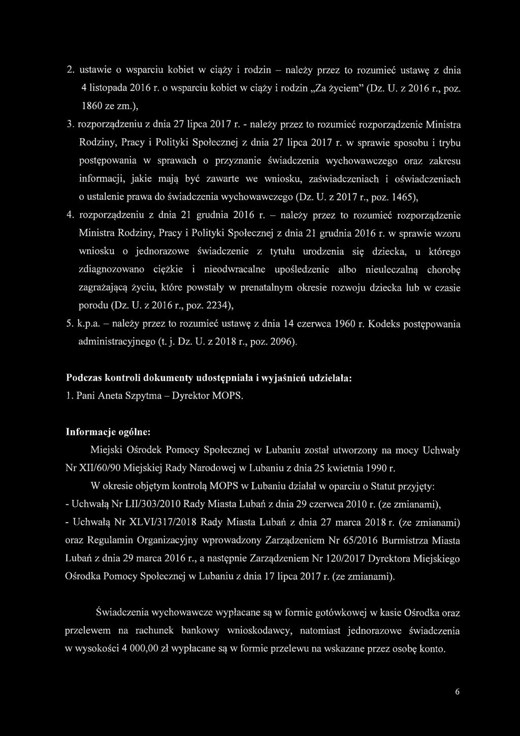 w sprawie sposobu i trybu postępowania w sprawach o przyznanie świadczenia wychowawczego oraz zakresu informacji, jakie mają być zawarte we wniosku, zaświadczeniach i oświadczeniach o ustalenie prawa