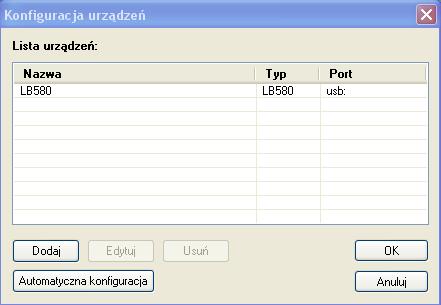 Instrukcja obsługi miernika klimatu LB-580 25 Należy wybrać jako typ urządzenia LAB-EL LB-580 oraz wybrać opcję Port szeregowy dla systemu Windows 98 oraz opcję USB dla systemu Windows XP (Windows