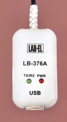 Instrukcja obsługi miernika klimatu LB-580 26 3.2 Opis konwertera USB LB-376A Na Rys.