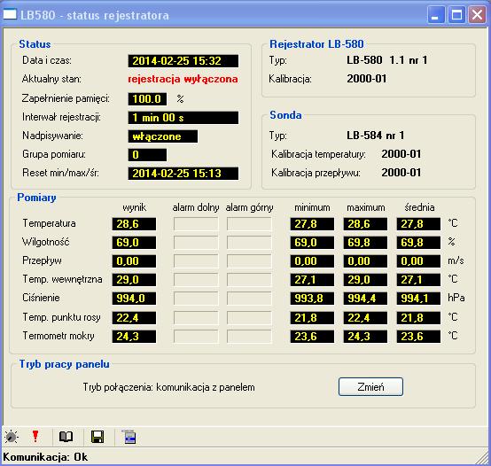 Instrukcja obsługi miernika klimatu LB-580 27