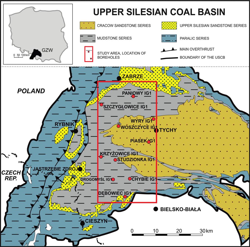 NAFTA-GAZ Introduction Methane, as the main component of CBM (Coal Bed Methane) type natural gas accumulations in hard coal seams, as of tight gas type accumulations in mudstone-sandstone formations