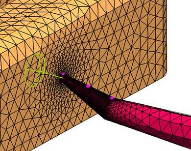 SOLIDWORKS Plastics Przypiąć menedżera właściwości PropertyManager Temperatura ściany formy, aby utworzyć wiele definicji temperatury ściany formy na kilku ścianach geometrii.