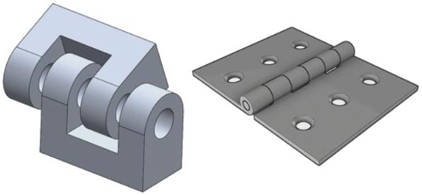 SOLIDWORKS Simulation płycie zawiasowej. Następnie można uruchomić nieliniowe badanie statyczne lub dynamiczne.