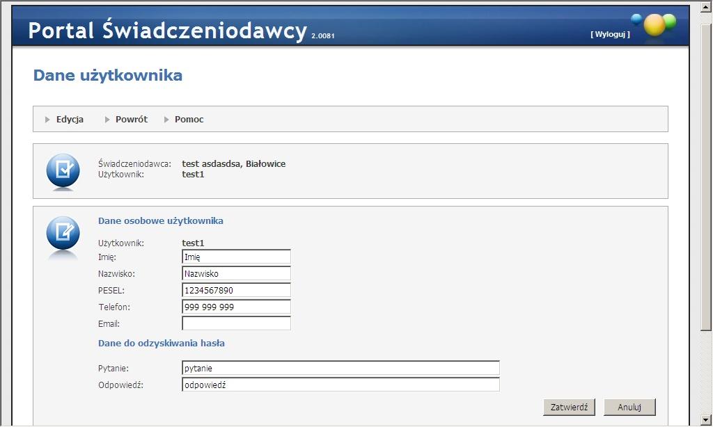 PORTAL ŚWIADCZENIODAWCY 4. 14 Pobranie plików technicznych NFZ przenosi nas do okna prezentowanego poniżej.