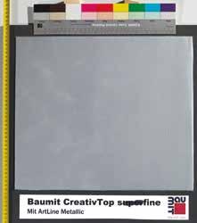 Dostępne warianty tynku Baumit CreativTop Baumit CreativTop Max (wielkość ziarna: 4,0 mm) Baumit CreativTop Fine (wielkość ziarna: 1,0 mm)