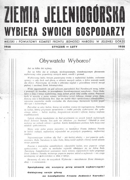 JAN RYSZARD SIELEZIN Zakładów Farmaceutycznych Polfa, Jeleniogórskiej Wytwórni Optycznej czy Celwiskozy. Z inicjatywy PZPR powstaje Zespół ds.