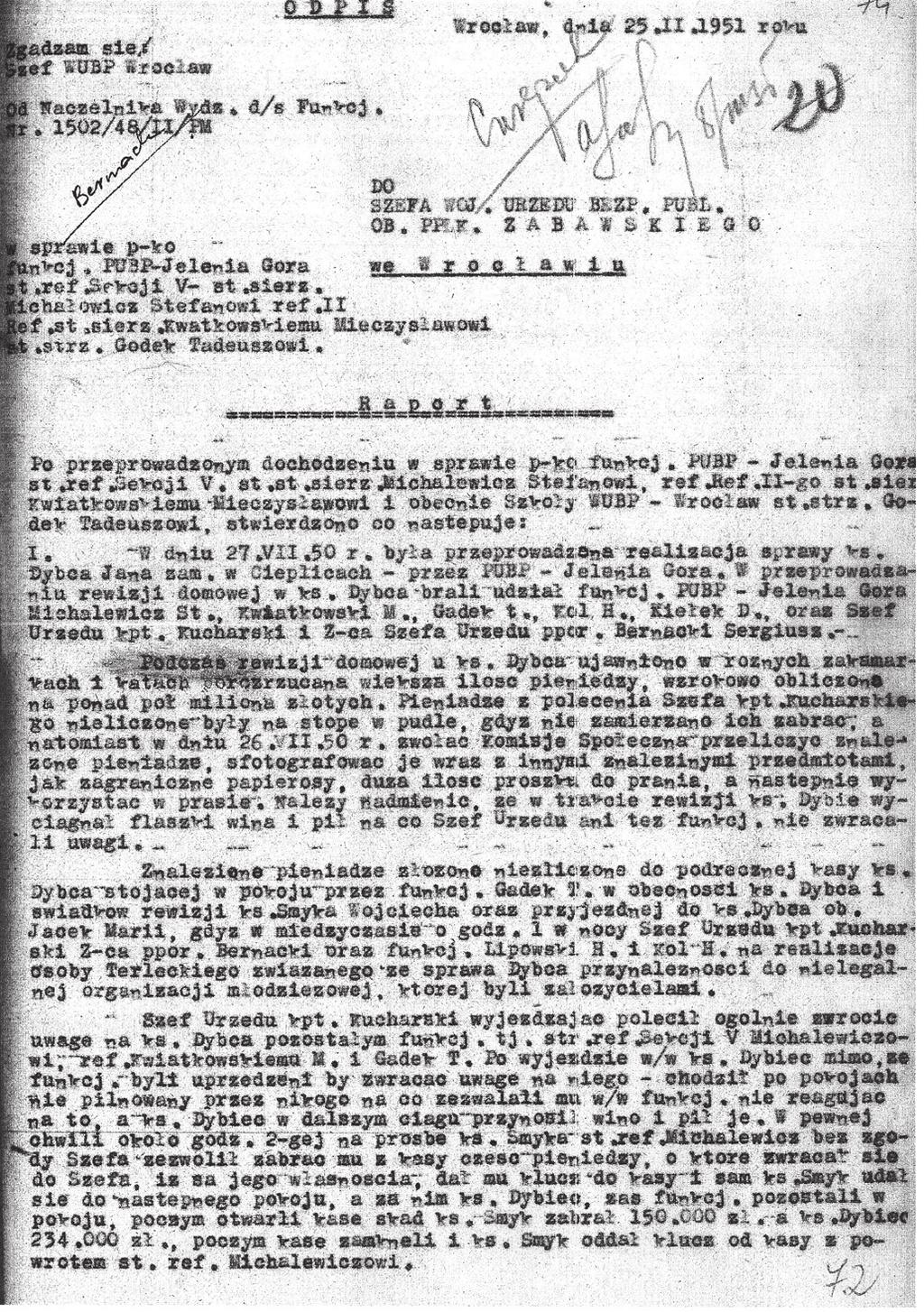 ROBERT KLEMENTOWSKI Raport dotyczące rewizji