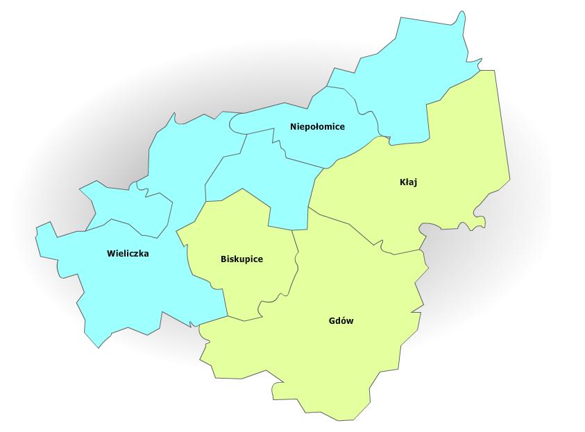 2. Charakterystyka Gminy 2.1. Położenie Gmina jest Gminą wiejską położoną w centralnej części województwa małopolskiego, w powiecie wielickim.