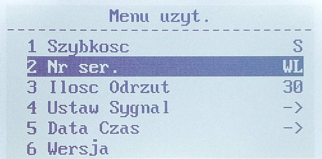 wciśnięcie przycisku BATCH lub przycisku +1/+10