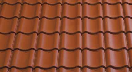 Dachówka Verona Model śródziemnomorski Kształt tej dachówki przyjmuje tradycyjną okrągłą formę i nadaje dachom zmysłowy charakter. Dzięki niej możemy poczuć gorący klimat śródziemnomorski.