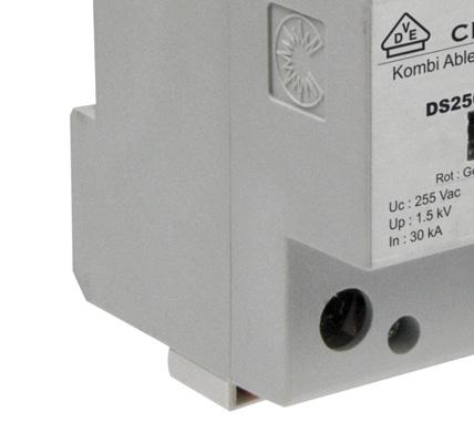 Układ sieci Sposób ochrony powszechny zróżnicowany I imp total I max I n L/PE U p @ 6kV DS254VG-400 2581 230/400V 4+0 IT 100kA 280kA 0kA 1,5kV - 4 DS254VG-300/G 2756 230V 3+1 TT-TS 100kA 150kA 80kA