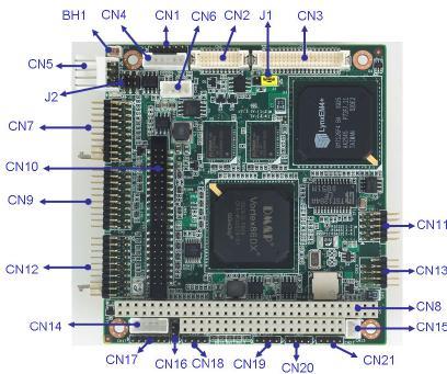 Programowanie aplikacji czasu rzeczywistego w systemie QNX6 Neutrino z wykorzystaniem platformy Vortex 28 Porty: Cztery porty szeregowe RS232 w tym 1 RS485 Złącze klawiatury/myszki PS2 Interfejs USB