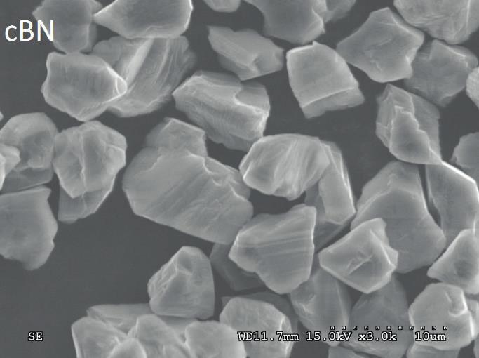 Rys. 2. Morfologia mieszaniny proszków WC6Co 20cBN; SEM Fig. 2. Morphology of WC6Co 20cBN powder mixture; SEM Rys. 3. Schemat procesu spiekania mieszaniny proszków Fig. 3. Scheme of powder mixture sintering Rys.