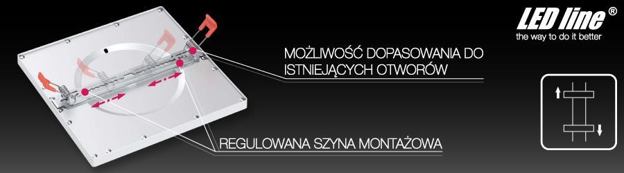 !! Panel LED line EasyFix i jego 7 niezwykłych cech 1. Zamontujesz tak, jak chcesz Panel LED line EasyFix zamontujesz tak, jak potrzebujesz.
