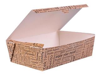 PRODUKTU: 23376 WYMIARY: 110 x 110 x 80 mm CENA: 23,50 zł Take Out Box No Leak "Smacznego" KOD