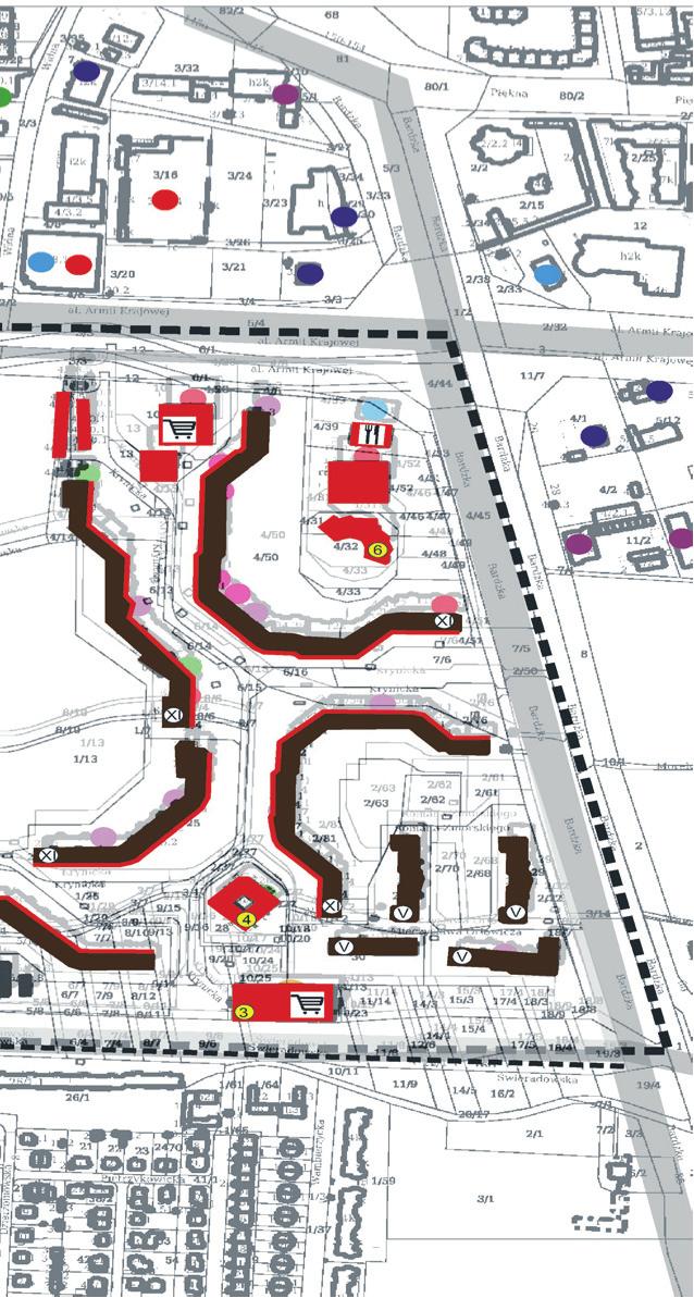 Urbańska, E. Jasińska, D. Ręcławowicz, konsultacja: M. Michalski) Infrastruktura usługowo-społeczna prezentowanych osiedli (Rys.