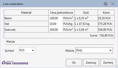 Reinforced Concrete BIM Designers Ulepszenia wspólne dla wszystkich modułów Wymiarowanie według amerykańskich i kanadyjskich norm Advance BIM Designers 2017 R2 umożliwia przeprowadzenie obliczeń