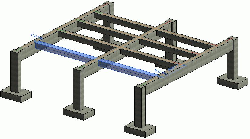 Belki jako podpory do innych belek w programie Revit W poprzedniej wersji programu tylko słupy i ściany były traktowane jako podpory dla belek.