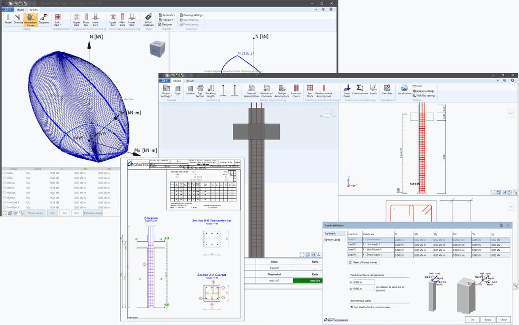 Reinforced Concrete Column Designer 2017 R2 W obecnej wersji programu po