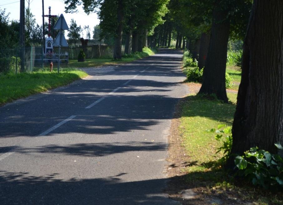 Budowa ciągu pieszego oraz przejścia dla pieszych wraz z szykaną zwalniającą prędkość,