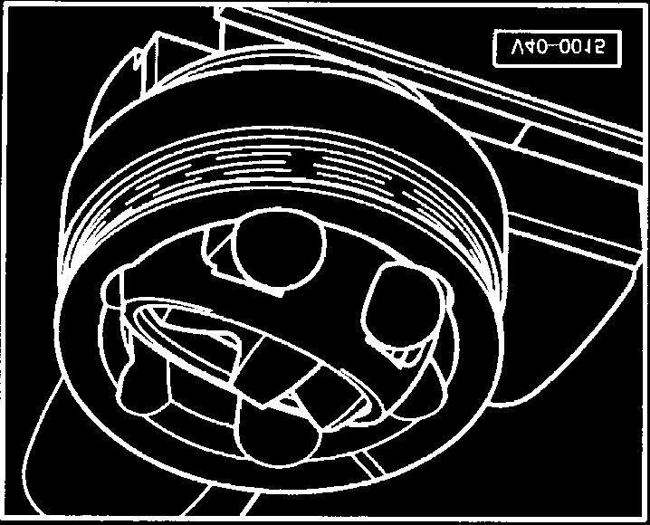 Rys.7 Położenie montażowe sprężyny talerzowej i pierścienia napędowego na przegubie zewnętrznym 1 sprężyna talerzowa 2 pierścień napędowy 40 91 Sprawdzanie zewnętrznego