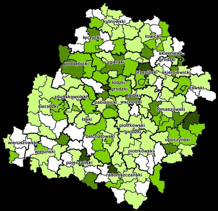 ramach programów krajowych (POIG, POIiŚ, POKL, POWER) w tys.