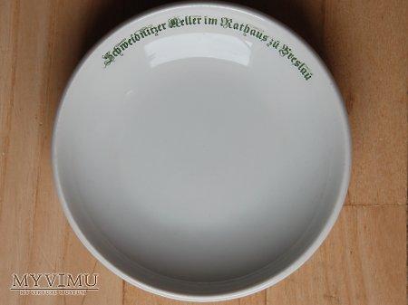 Spodek z restauracji Schweidnitzer Keller Breslau 209-0-02 Spodek z restauracji