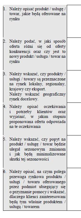 Można wskazać jakie dokumenty lub materiały poświadczają przedstawione stanowiska (np. źródła pisemne, literatura, raporty, analizy lub odnośniki do stron www). 4.2. Analiza marketingowa 4.2.1.