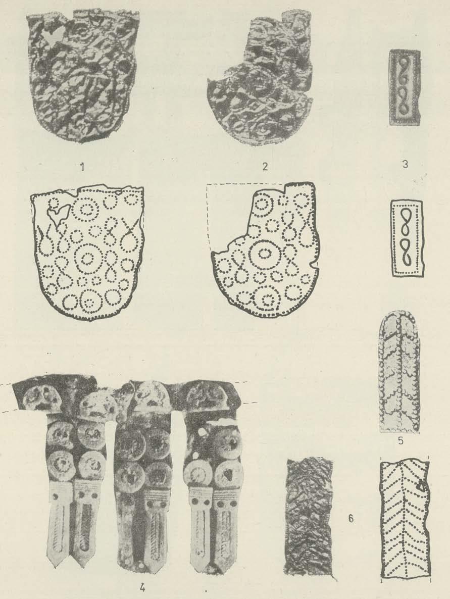 eight-like ( i 3) and herring-bone ornaments (4 6) 1, 2 Staraja