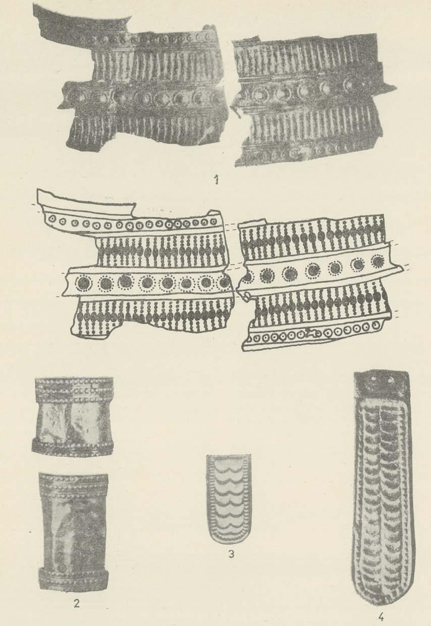 (1, 2) and strap-ends (3, 4) 1 b.