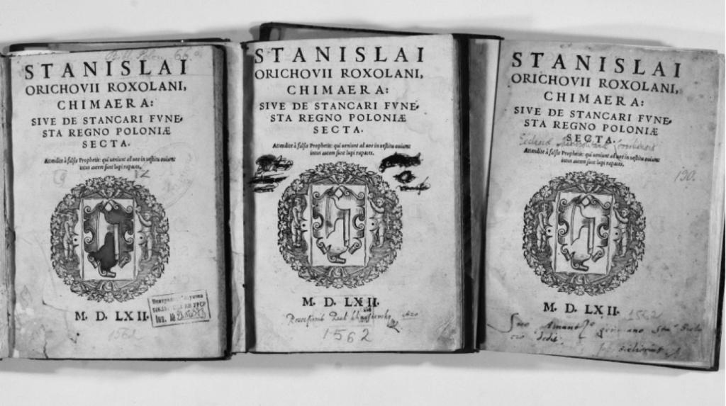 Książki Stanisława Orzechowskiego w zbiorach Oddziału Kolekcji Bibliotecznych mierza). Egzemplarz posiada znaczną ilością notatek na marginesach (niemal nieczytelne).