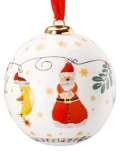 Seria Weinachtslieder Bombki z porcelany
