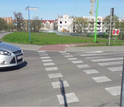 ścieżce rowerowej na