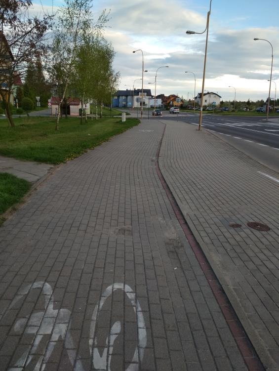 ciągu zagłębień,
