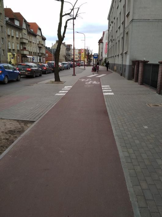 7. Wymalować przejście / zebrę na ścieżce