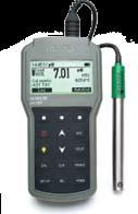 na żądanie: HI 98190 - do 200 prób, HI 98191 - do 300 prób - Bardzo wytrzymałe elektrody ph: HI 98190: HI 12963 - elektroda ph z korpusem tytanowym i wewnętrznym sensorem temperatury, złącze DIN i