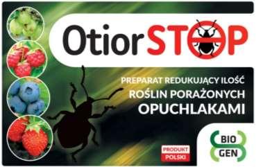 OtiorStop: Preparat redukujący ilość roślin porażonych opuchlakami Preparat do higienizacji środowiska korzeni roślin tj.