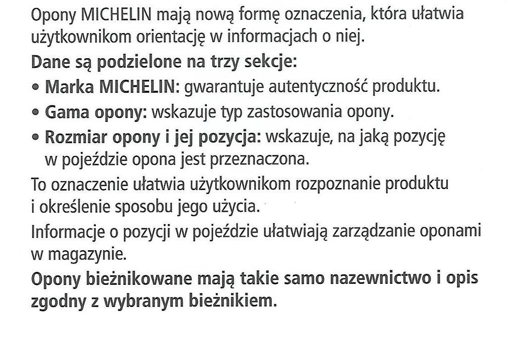 Michelin po czerwcu