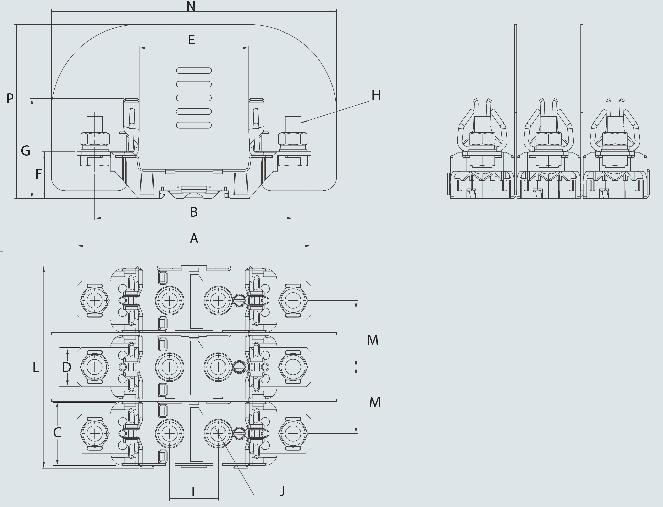 100 A 95 55 90 0 105 50 15 M1x40 30 14 40 150 9 M1x40 3-bieg.