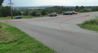3 4A 4B 3,30-3,40 km od startu prawy do lewego na przejściu przez