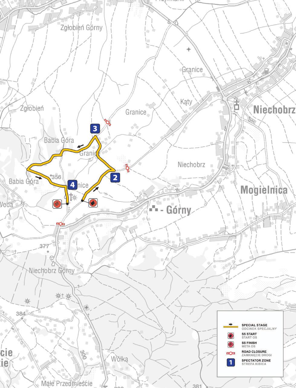 08 PRZEWODNIK/GUIDE OPRACOWANIE: DOMINIK NOWORÓL Odcinek testowy Niechobrz 3,37 km, CZWARTEK, 09.