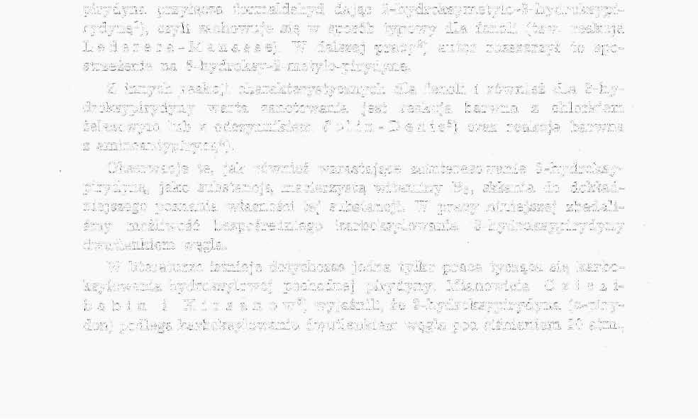 ROCZNIKI CHEMli. 26, 158 (1952) BADANIA NAD ZWIĄZKAMI PIRYDYNY.