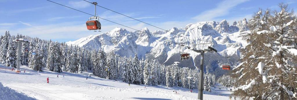 SKI SAFARI - 155 KM TRAS! Kompleks Andalo-Paganella to ponad 50 km bardzo dobrze przygotowanych i różnorodnych tras wśród szczytów Dolomitów Brenta, które zadowolą każdego narciarza.