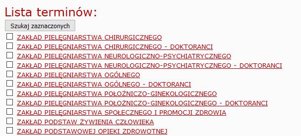 Il. 2. Nazwy jednostek organizacyjnych pracowników i doktorantów (baza Bibliografia GUMed). Il. 3. Kody jednostek organizacyjnych pracowników i doktorantów (Baza Bibliografia GUMed).
