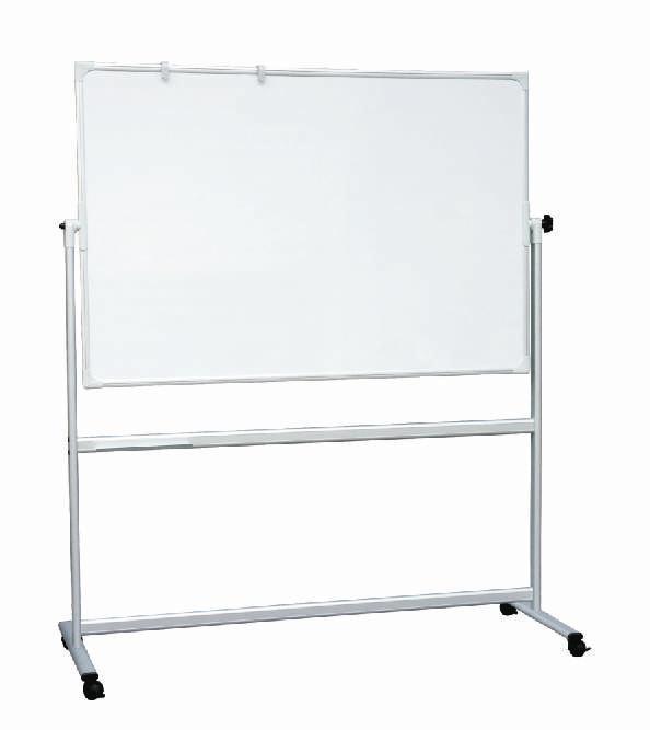 tablice suchościeralno-magnetyczne Tablica obrotowo-jezdna, suchościeralna magnetyczna - przeznaczona do zastosowań w salach szkoleniowych, konferencyjnych lub wykładowych, czyli wszędzie tam, gdzie
