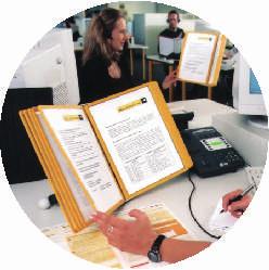 paneli informacyjnych, A4 - montaż na ścianie - z trwałego, odpornego na zarysowanie tworzywa sztucznego - zestaw